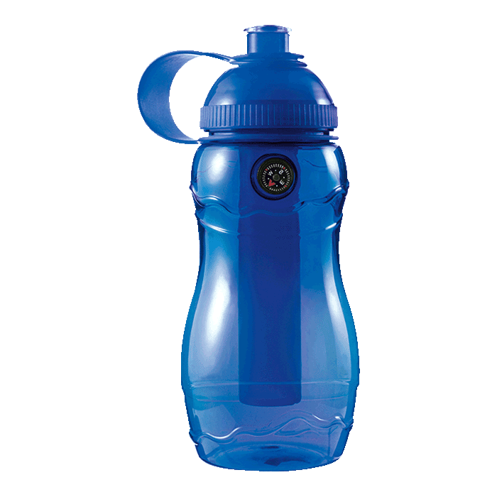 400ml Water Bottle with Freezer Stick and Compass
