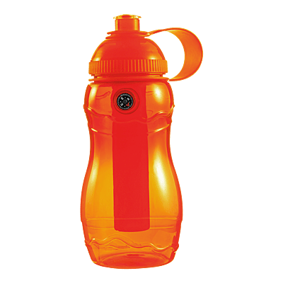 400ml Water Bottle with Freezer Stick and Compass