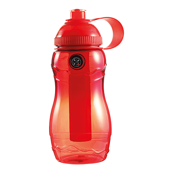 400ml Water Bottle with Freezer Stick and Compass