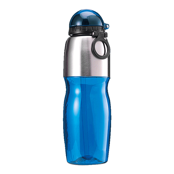 800ml Sports Water Bottle with Foldable Drinking Spout