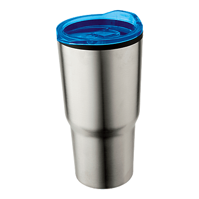590ml Stainless Steel Mug With Clear Lid