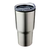 590ml Stainless Steel Mug With Clear Lid