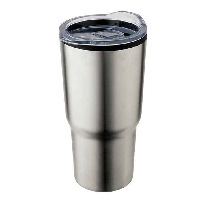 590ml Stainless Steel Mug With Clear Lid