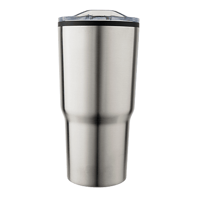 590ml Stainless Steel Mug With Clear Lid