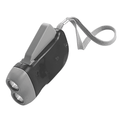 Dynamo Torch with 2 LED Lights