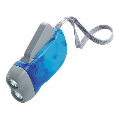 Dynamo Torch with 2 LED Lights