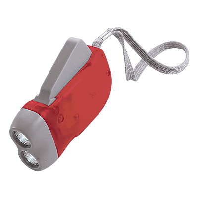 Dynamo Torch with 2 LED Lights