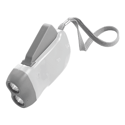Dynamo Torch with 2 LED Lights