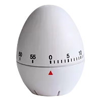 Egg Shaped Plastic Kitchen Timer