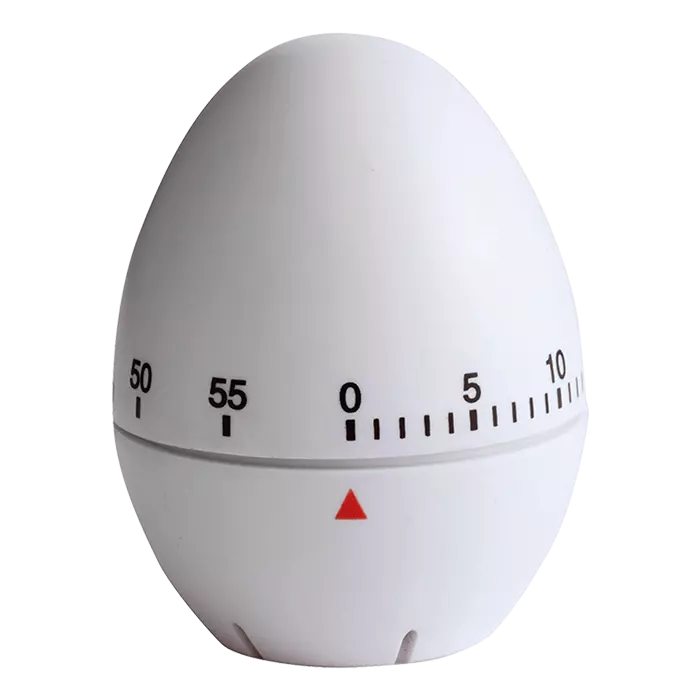 Egg Shaped Plastic Kitchen Timer