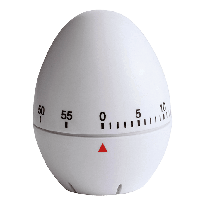 Egg Shaped Plastic Kitchen Timer