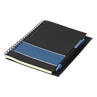 Coloured Stripe Notebook with Pen