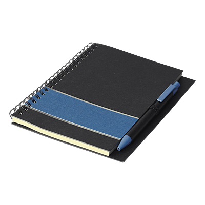 Coloured Stripe Notebook with Pen