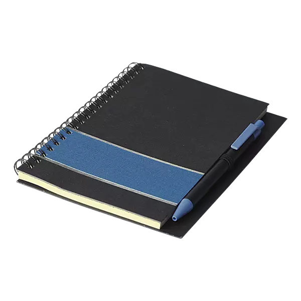 Coloured Stripe Notebook with Pen