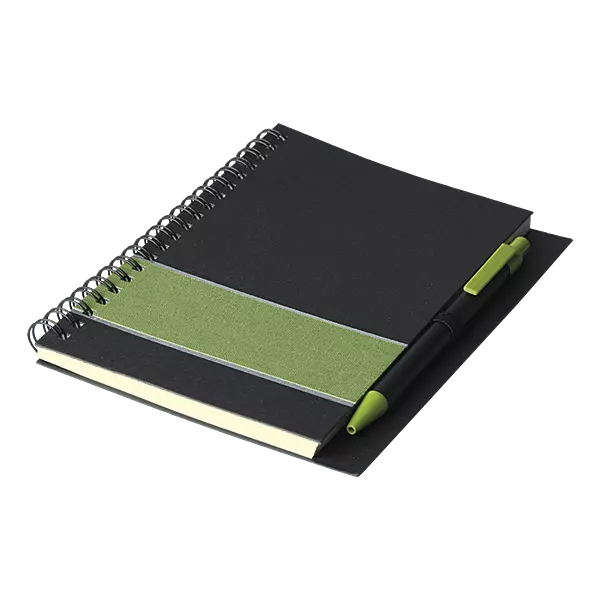 Coloured Stripe Notebook with Pen