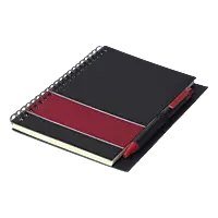 Coloured Stripe Notebook with Pen