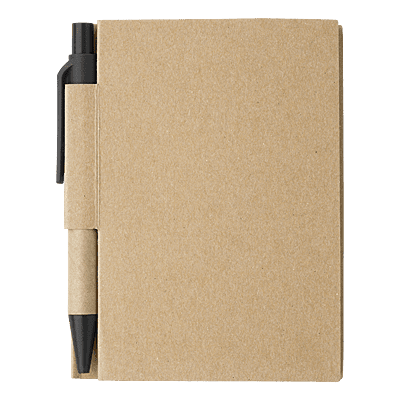 Mini Recycled Notebook and Pen