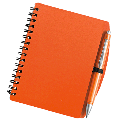 A6 Spiral Notebook and Pen