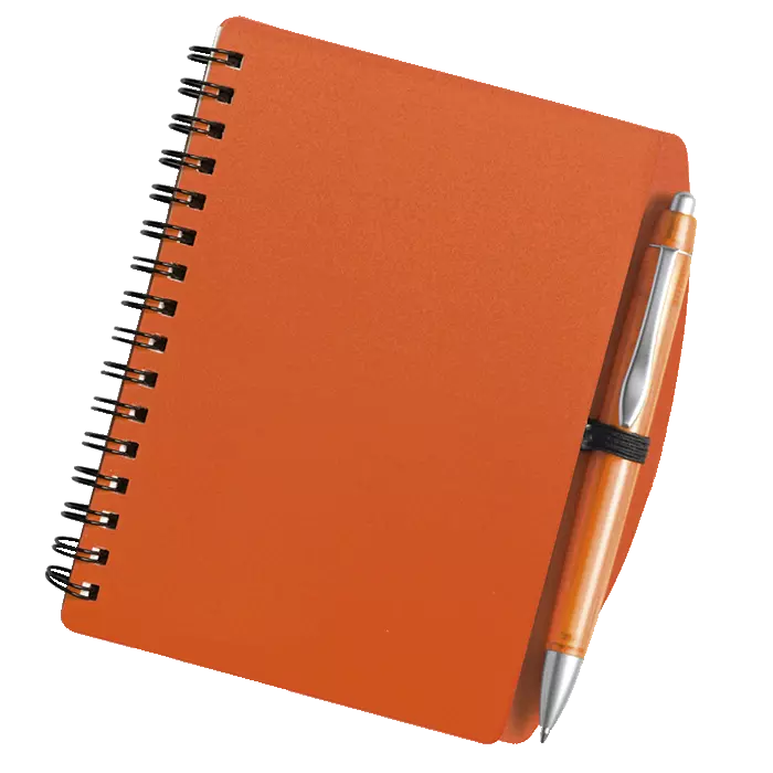 A6 Spiral Notebook and Pen