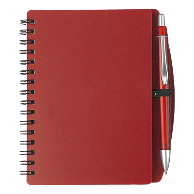 A6 Spiral Notebook and Pen