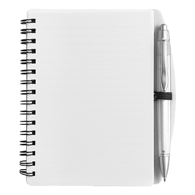 A6 Spiral Notebook and Pen