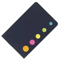 Holder with Sticky Notes