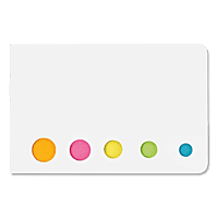 Holder with Sticky Notes