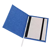 A5 Melange Notebook With Front Pocket
