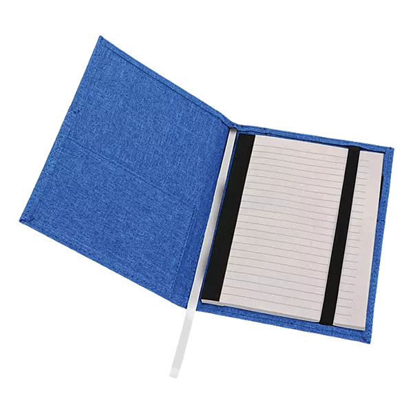 A5 Melange Notebook With Front Pocket