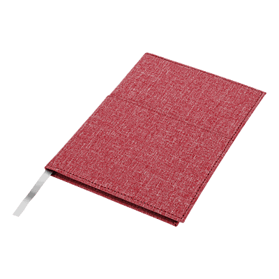 A5 Melange Notebook With Front Pocket