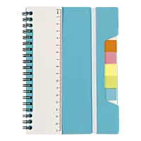 A5 Notebook With Sticky Notes And Ruler