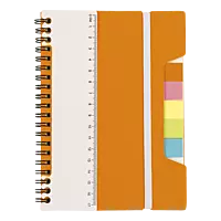 A5 Notebook With Sticky Notes And Ruler