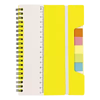 A5 Notebook With Sticky Notes And Ruler