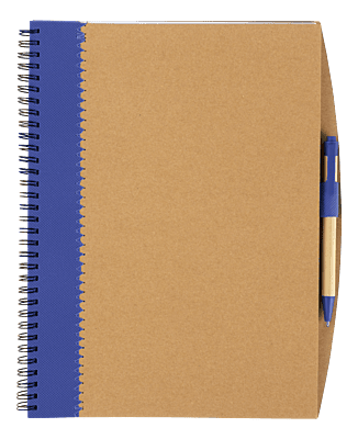 Recycled Cardboard Notebook With Pen