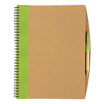 Recycled Cardboard Notebook With Pen