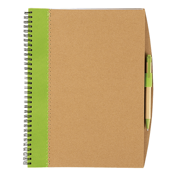 Recycled Cardboard Notebook With Pen