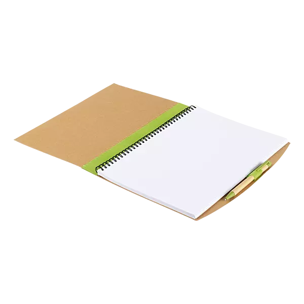 Recycled Cardboard Notebook With Pen