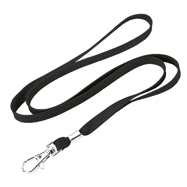 Woven Lanyard with Metal Clip