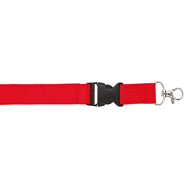Woven Lanyard with Plastic Buckle