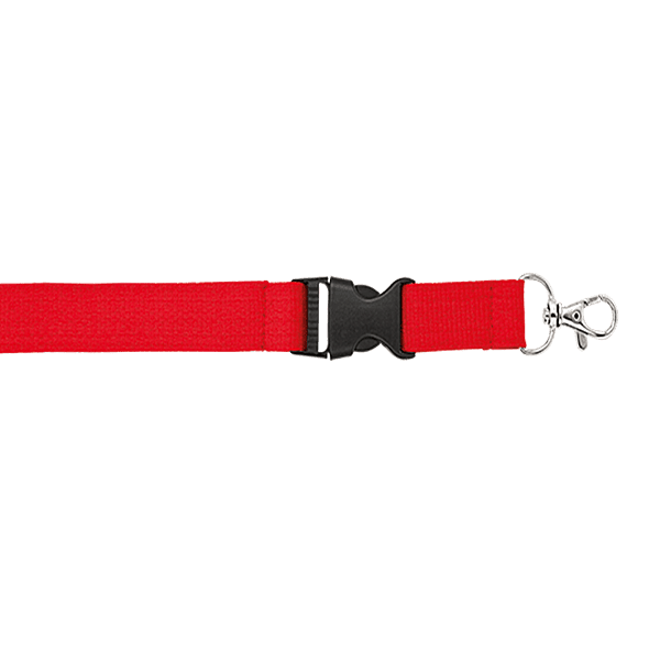 Woven Lanyard with Plastic Buckle