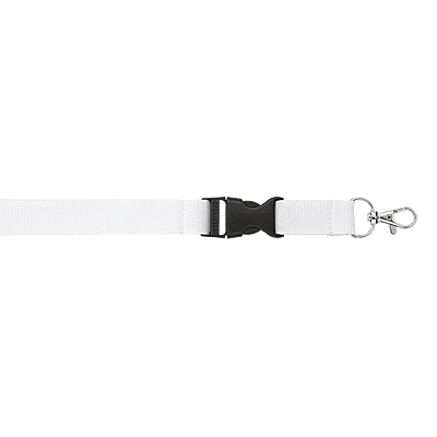 Woven Lanyard with Plastic Buckle