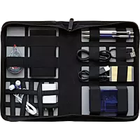 PU Zippered Travel Wallet