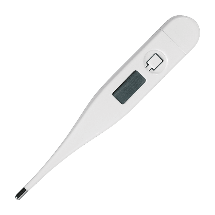 Thermometer in Transparent Box