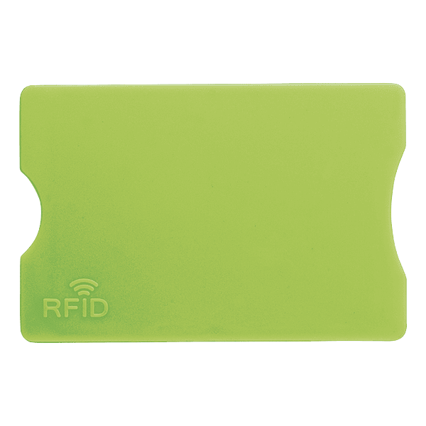 Plastic Card Holder with RFID Protection