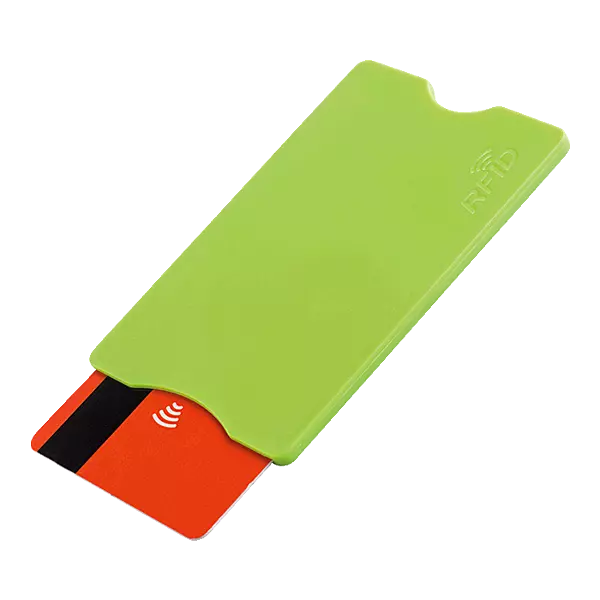 Plastic Card Holder with RFID Protection