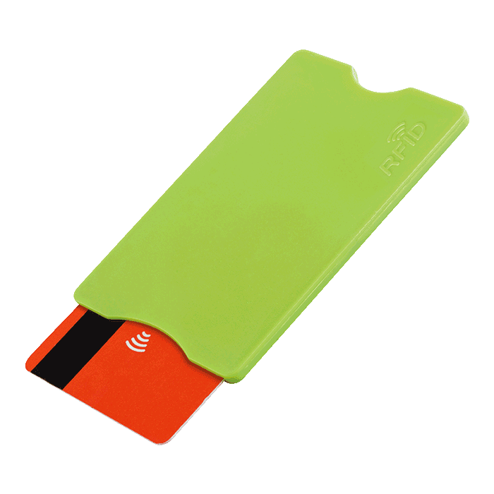 Plastic Card Holder with RFID Protection