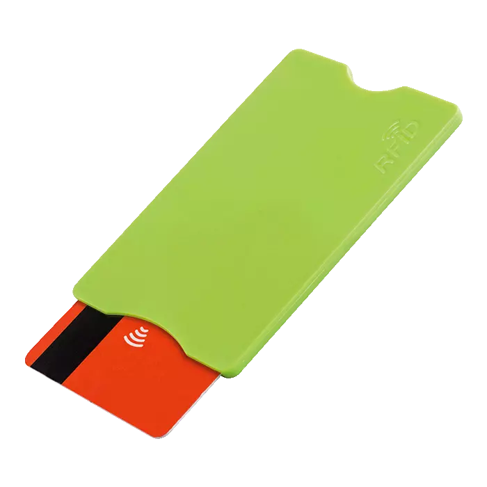 Plastic Card Holder with RFID Protection