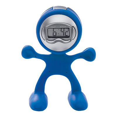 Man Shaped Alarm Clock with Memo Holder