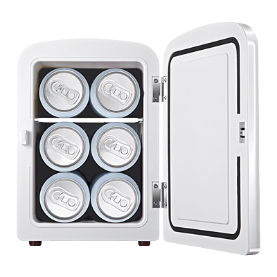 6 Can Mini-Fridge With Built In Bluetooth Speaker