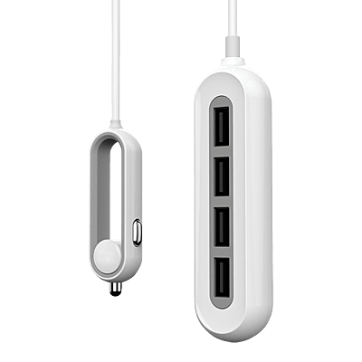 Whizzy 4 Port USB Car Charger